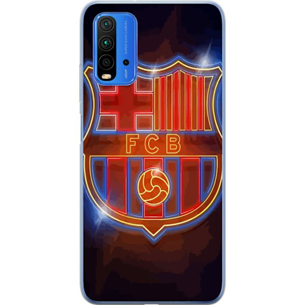 Xiaomi Redmi Note 9 4G Genomskinligt Skal FC Barcelona