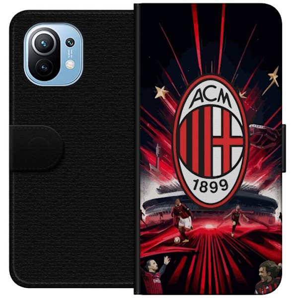 Xiaomi Mi 11 Plånboksfodral AC Milan