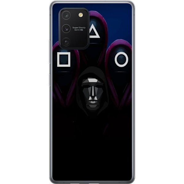Samsung Galaxy S10 Lite Genomskinligt Skal Squid Game Säsong 3 Nya Ikoner Populär Serie TV Motiv Asiatisk Drama Trend Ikoniskt Grafisk Design