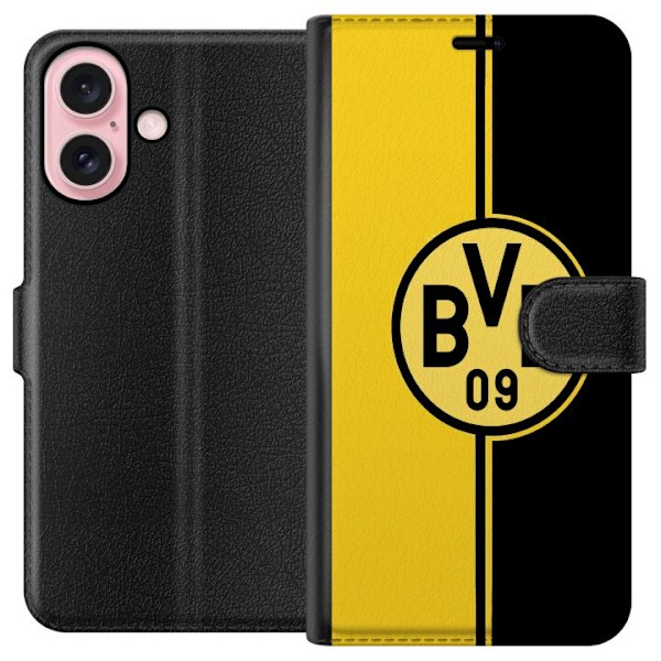 Apple iPhone 16 Lommeboketui Borussia Dortmund