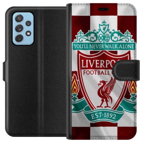 Samsung Galaxy A52 5G Lompakkokotelo Liverpool FC