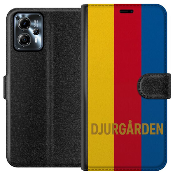 Motorola Moto G13 Tegnebogsetui Djurgården – fodbold