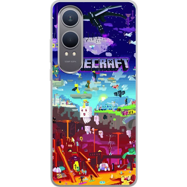 OnePlus Nord CE4 Lite Gennemsigtig cover Minecraft