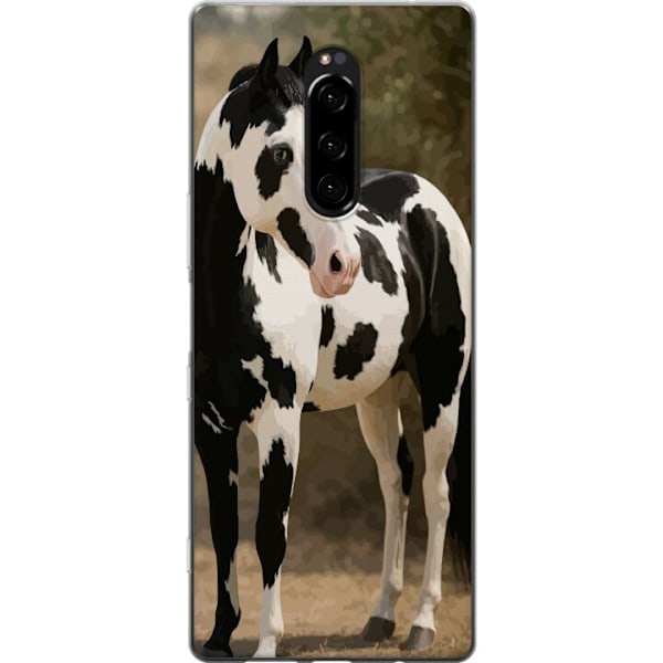 Sony Xperia 1 Läpinäkyvä kuori Kaunis Hevonen - elegantti hevonen kuva-aihe