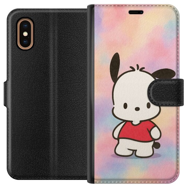 Apple iPhone XS Max Lommeboketui Kawaii Sanrio Pochacco