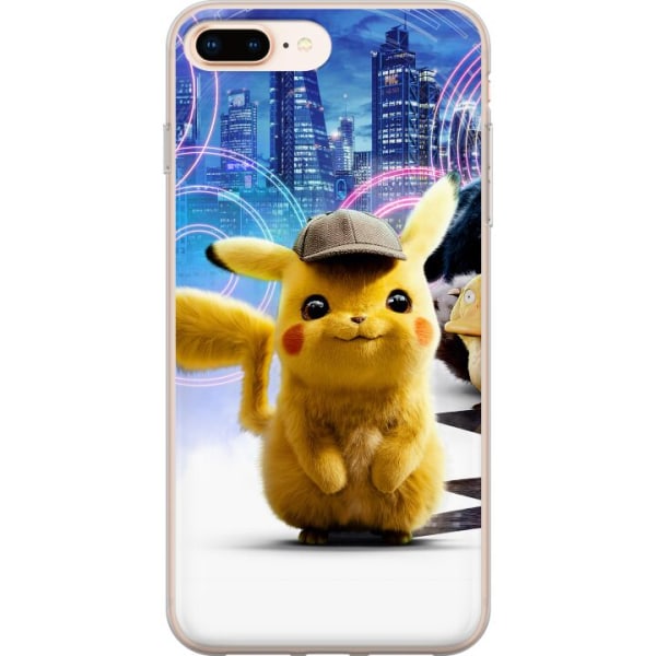Apple iPhone 7 Plus Cover / Mobilcover - Detektiv Pikachu
