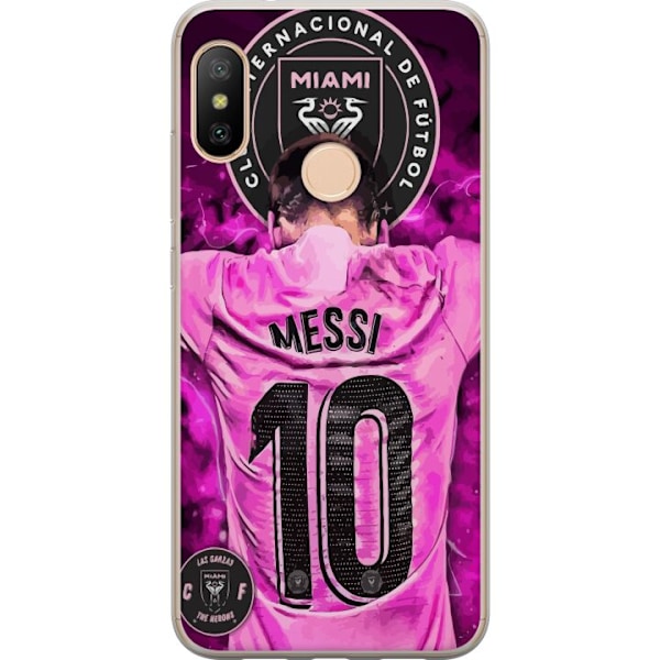 Xiaomi Redmi 6 Pro Gjennomsiktig deksel Messi