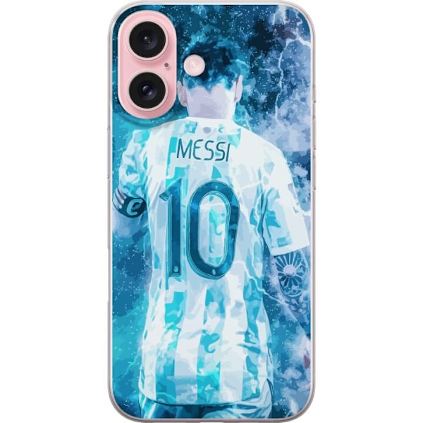 Apple iPhone 16 Genomskinligt Skal Lionel Andrés Messi