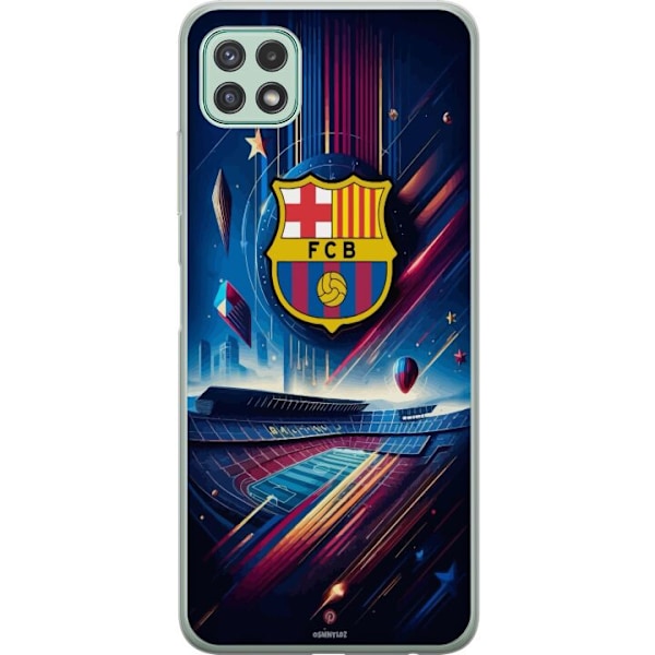Samsung Galaxy A22 5G Läpinäkyvä kuori FC Barcelona