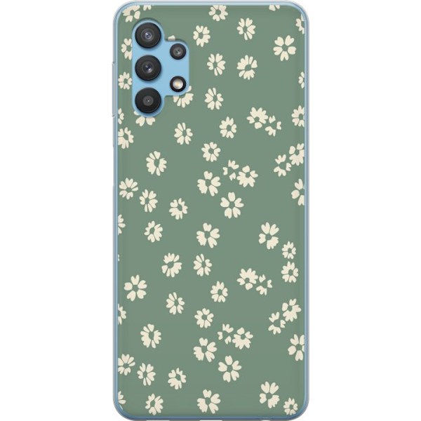 Samsung Galaxy A32 5G Genomskinligt Skal Blomsterdröm – färgglatt blommönster