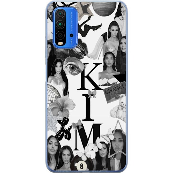 Xiaomi Redmi 9T Läpinäkyvä kuori Kim Kardashian – Aesthet