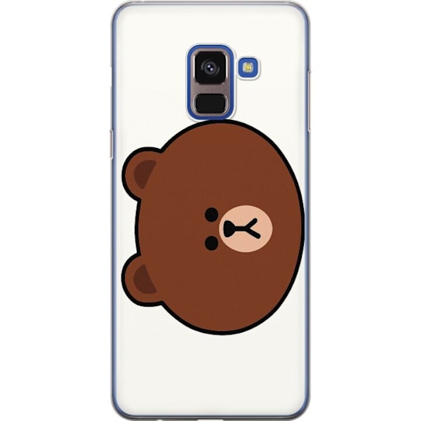 Samsung Galaxy A8 (2018) Läpinäkyvä kuori line friends brow