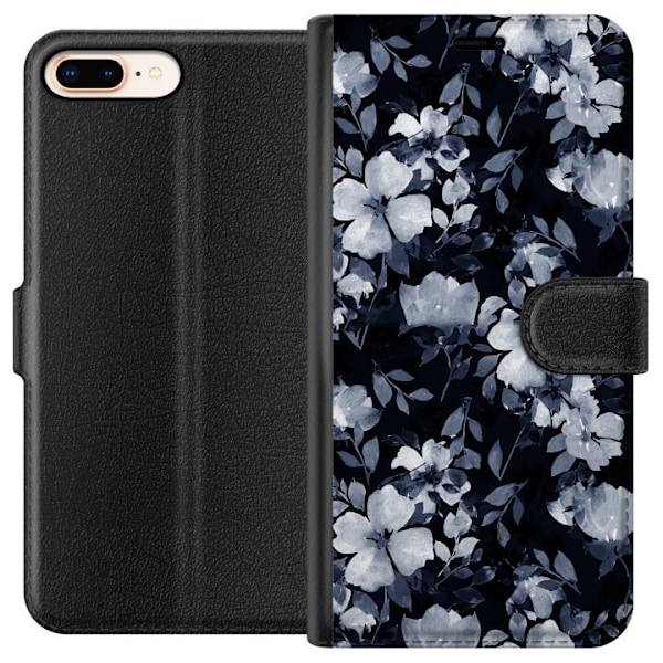 Apple iPhone 8 Plus Lompakkokotelo Kuutamokuun laita
