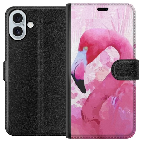 Apple iPhone 16 Plus Tegnebogsetui Flamingo