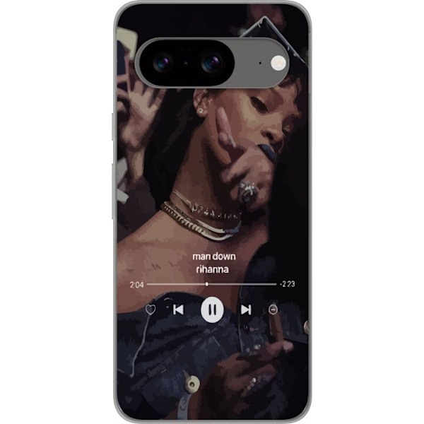 Google Pixel 8 Läpinäkyvä kuori Rihanna