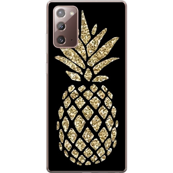 Samsung Galaxy Note20 Gjennomsiktig deksel Ananas