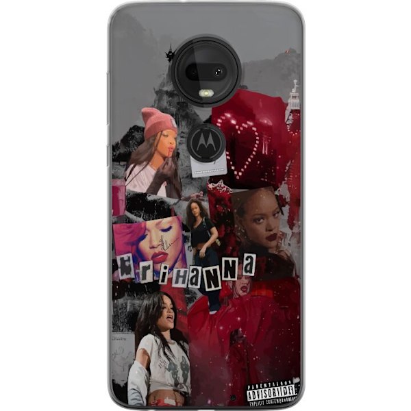 Motorola Moto G7 Gjennomsiktig deksel Rihanna – Iconic Fashi