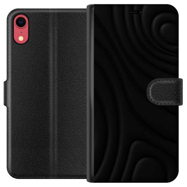 Apple iPhone XR Plånboksfodral Black Waves