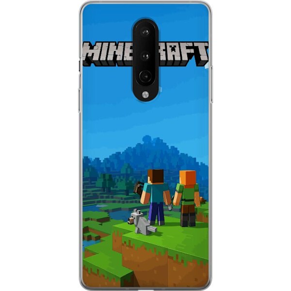 OnePlus 8 Läpinäkyvä kuori Minecraft Key Art