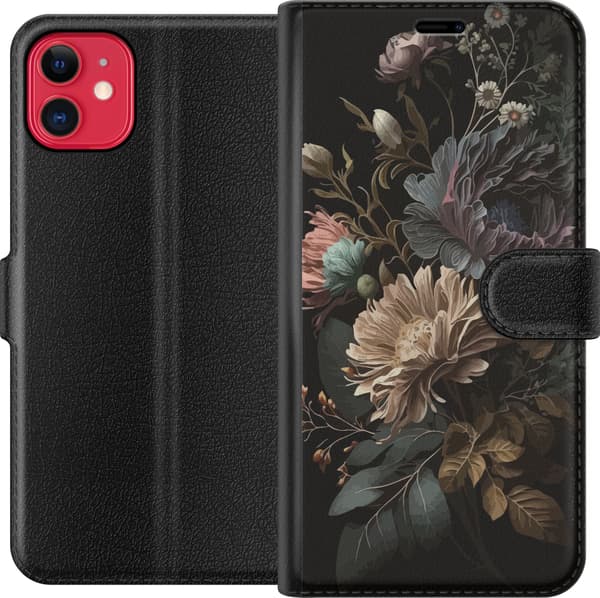 Kompatibelt Plånboksfodral till Apple iPhone 11 Blommor