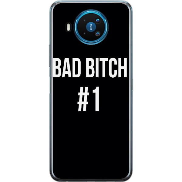 Nokia 8.3 5G Gennemsigtig cover Bad Bitch #1