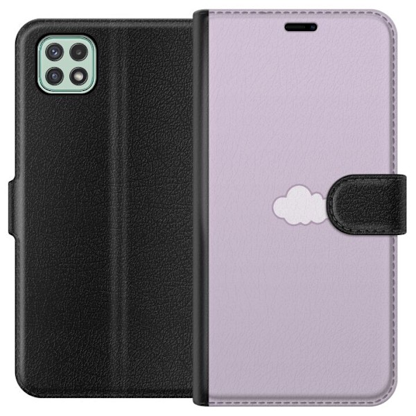 Samsung Galaxy A22 5G Tegnebogsetui Lilla Sky - minimalistisk
