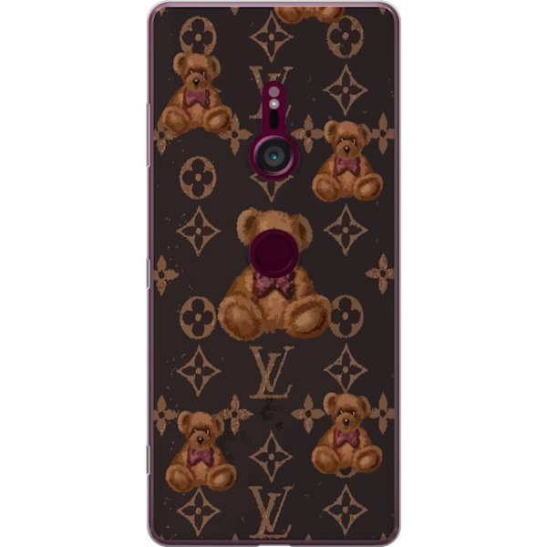 Sony Xperia XZ3 Gennemsigtig cover Louis Vuitton Teddybjørn Mønster Luksus Mode Design Populært Motiv Mode Trend Luksuriøse Accessories