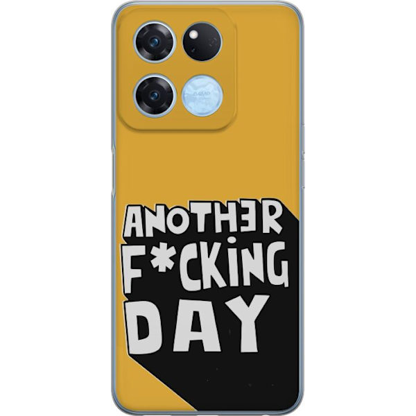 OnePlus Ace Racing Gennemsigtig cover Another Day Tekstmotiv Humor Streetwear Grafisk Rå Stil Populært Livsstil By Mode Design