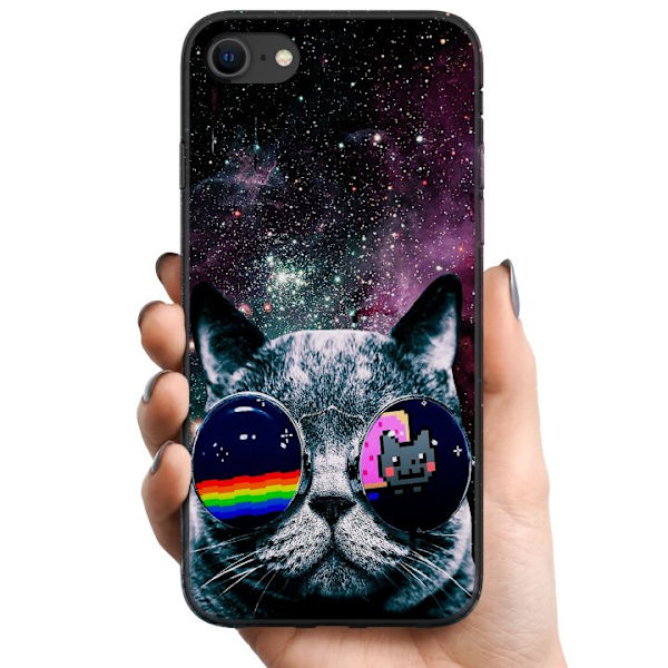Apple iPhone 7 TPU Matkapuhelimen kuori Avaruus kissa
