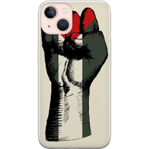 Apple iPhone 13 Läpinäkyvä kuori Käsi sidottu Palestinan v