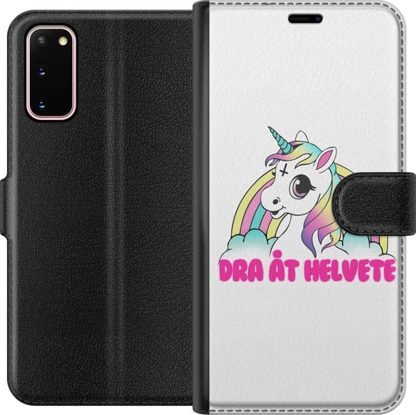 Kompatibelt Lommeboketui til Samsung Galaxy S20 Unicorn