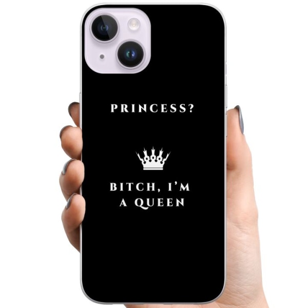 Apple iPhone 15 Plus TPU Matkapuhelimen kuori Kuningatar