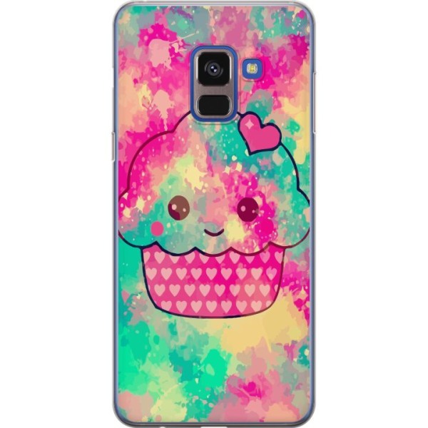 Samsung Galaxy A8 (2018) Gennemsigtig cover Cupcake