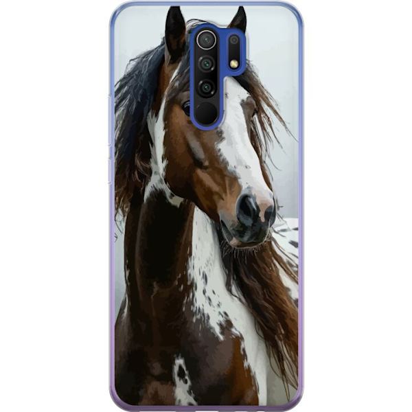 Xiaomi Redmi 9 Läpinäkyvä kuori Hevonen Eläimet Aihe Graafinen Suunnittelu Luonto Vahva Aihe Suosittu Taide Eläinten Teema Ratsastus