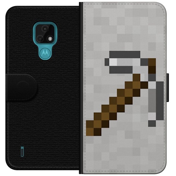Motorola Moto E7 Lommeboketui Minecraft Verktøy