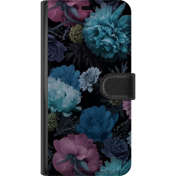 Apple iPhone 16e Tegnebogsetui Blomster