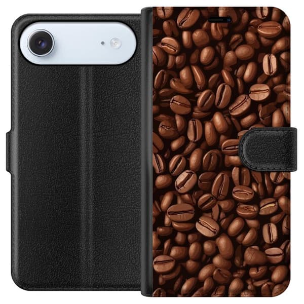 Kompatibel Tegnebogsetui til Apple iPhone Air Kaffebönor närbild brun