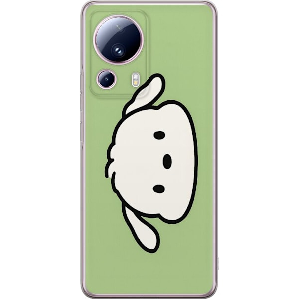Xiaomi 13 Lite Läpinäkyvä kuori Snoopy Flip