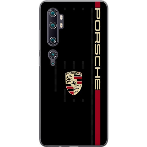 Xiaomi Mi Note 10 Pro Läpinäkyvä kuori Porsche