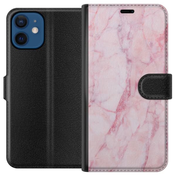 Kompatibelt Plånboksfodral till Apple iPhone 12 mini Marmor