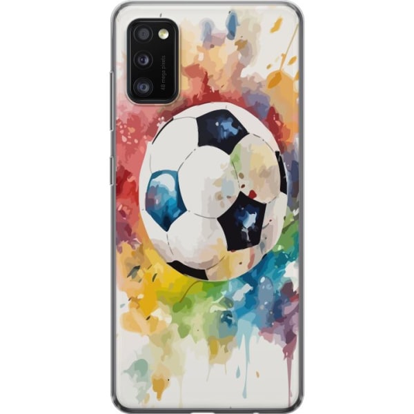 Samsung Galaxy A41 Gjennomsiktig deksel Fotball