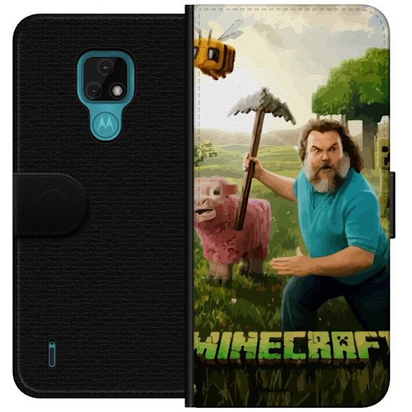 Motorola Moto E7 Tegnebogsetui A Minecraft Movie