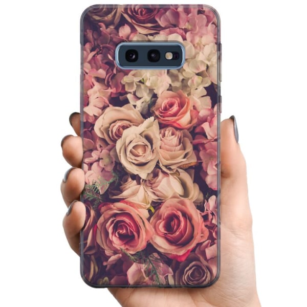 Samsung Galaxy S10e TPU Mobilcover Blomster