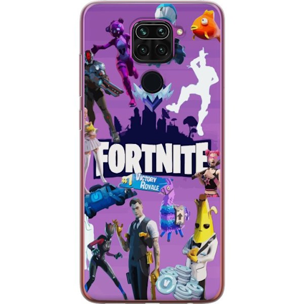 Xiaomi Redmi Note 9 Genomskinligt Skal Fortnite