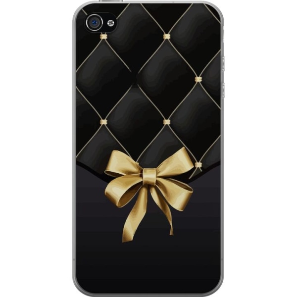 Apple iPhone 4 Gjennomsiktig deksel Elegant Rosett