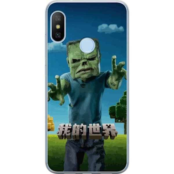 Xiaomi Mi A2 Lite Läpinäkyvä kuori A Minecraft Movie