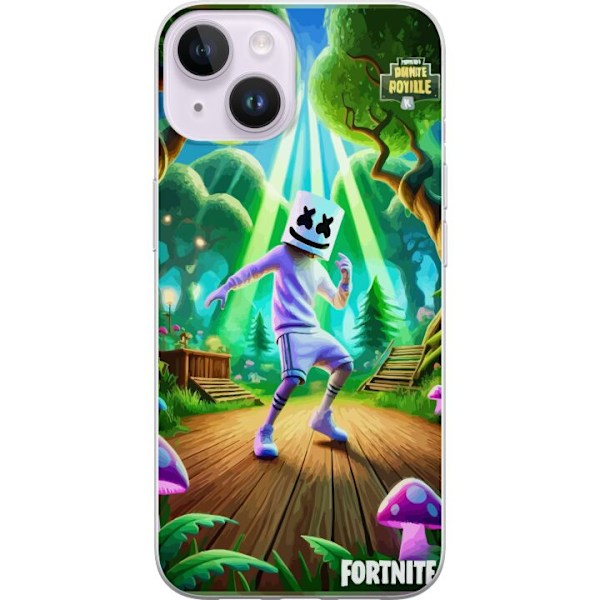 Apple iPhone 15 Plus Läpinäkyvä kuori Fortnite