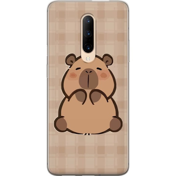 OnePlus 7 Pro Läpinäkyvä kuori Mobilskal kawaii capybara flera figurer japansk stil