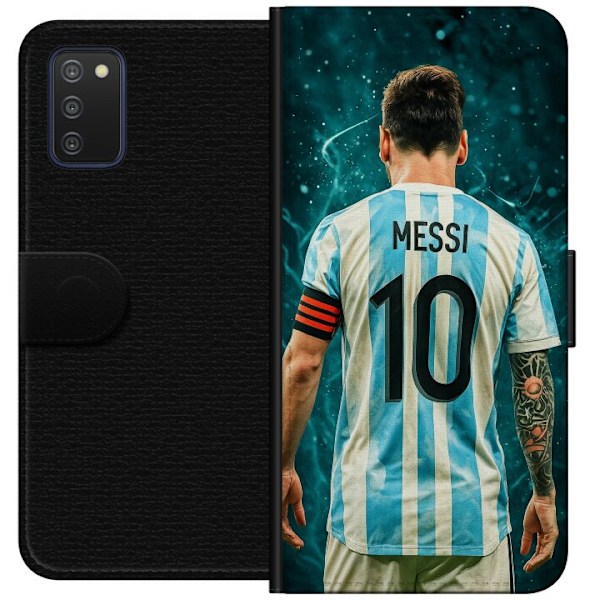 Samsung Galaxy A03s Tegnebogsetui Messi