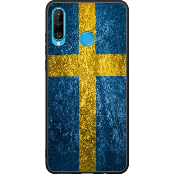 Huawei P30 lite Svart Skal Sweden